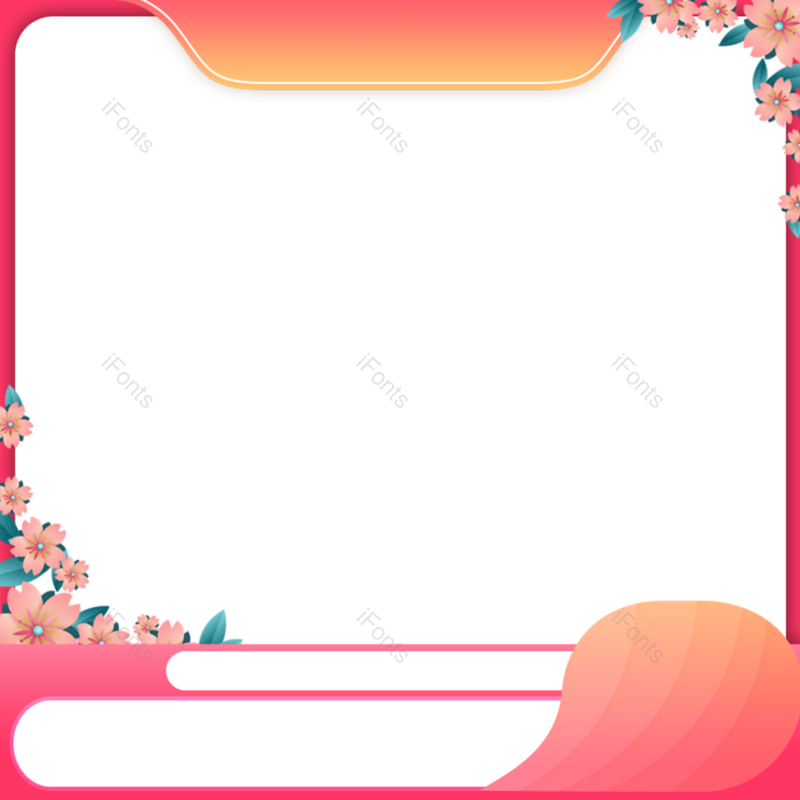 母亲节图片,主图元素,主图边框PNG,鲜花免抠素材